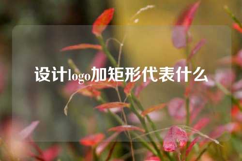 设计logo加矩形代表什么