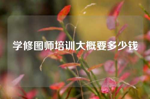 学修图师培训大概要多少钱