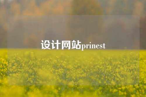 设计网站prinest