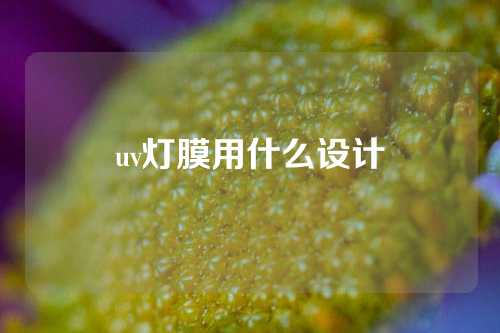 uv灯膜用什么设计